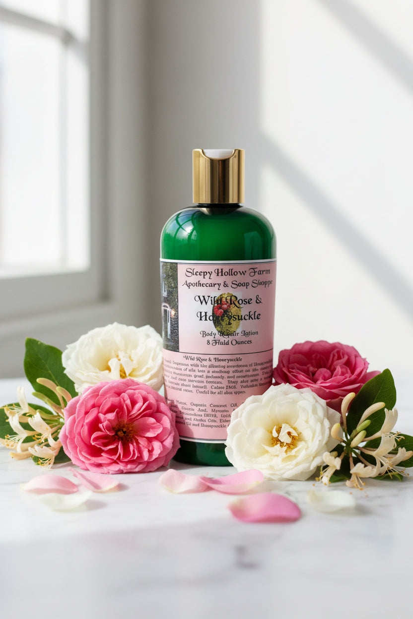 Wild Rose & Honeysuckle Moisturizing Lotion