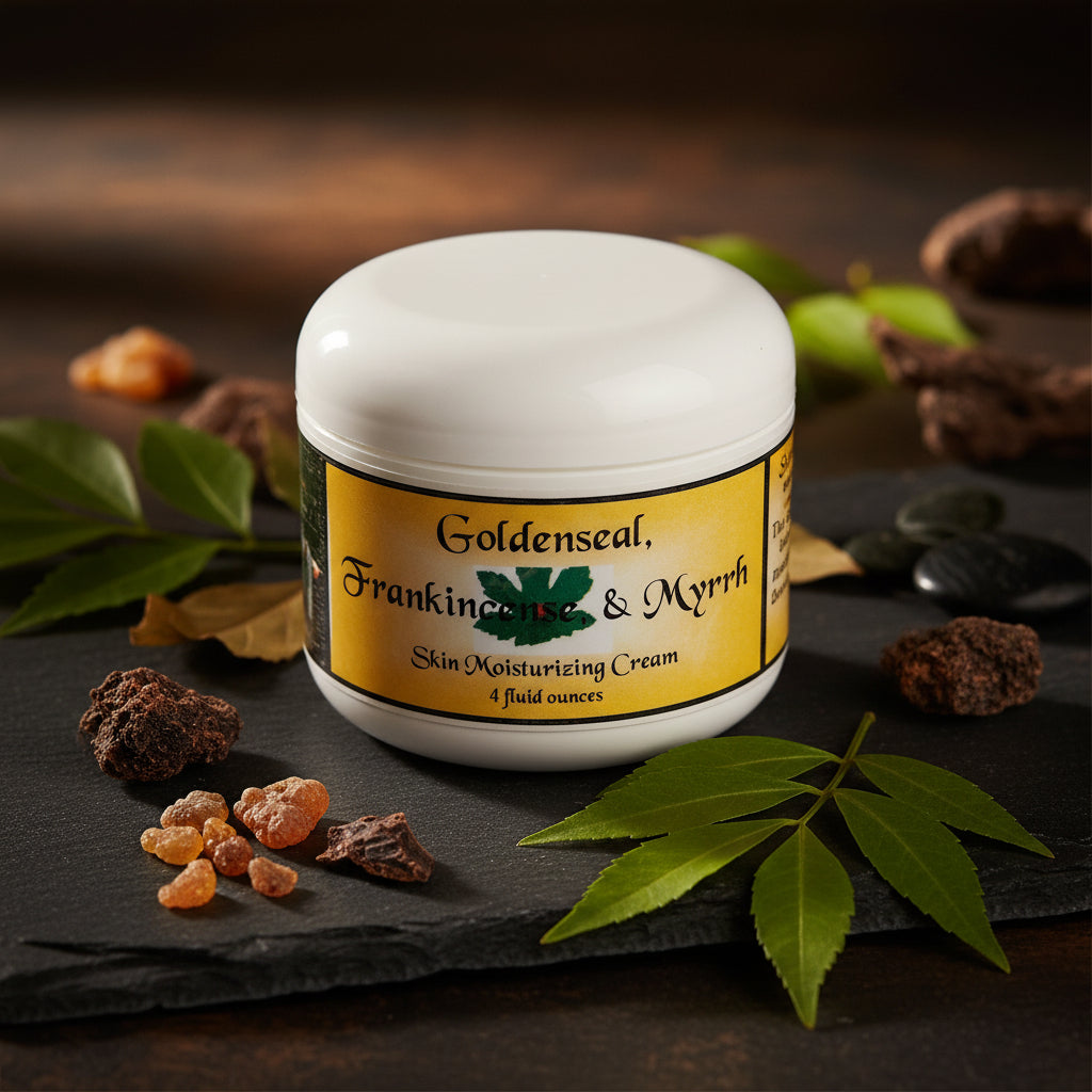 Goldenseal, Frankincense, & Myrrh Moisturizing Cream