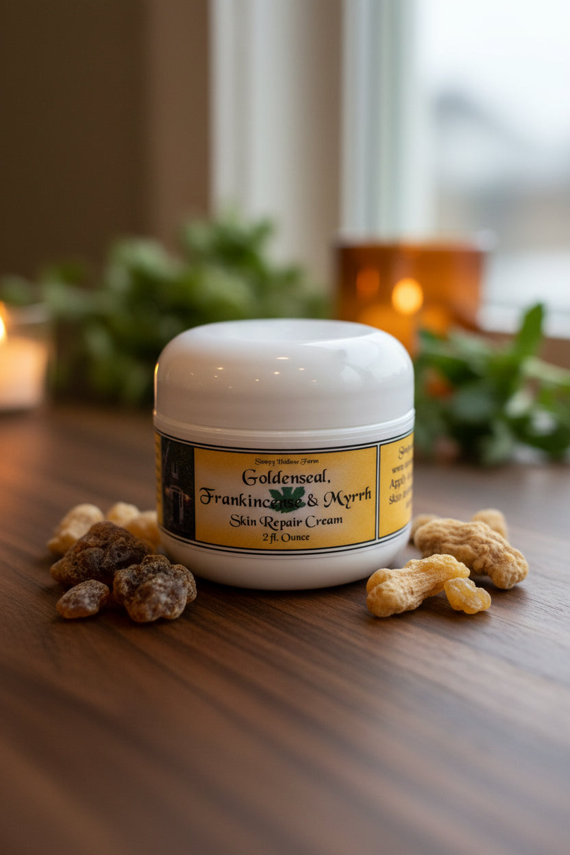 Goldenseal, Frankincense, & Myrrh Moisturizing Cream